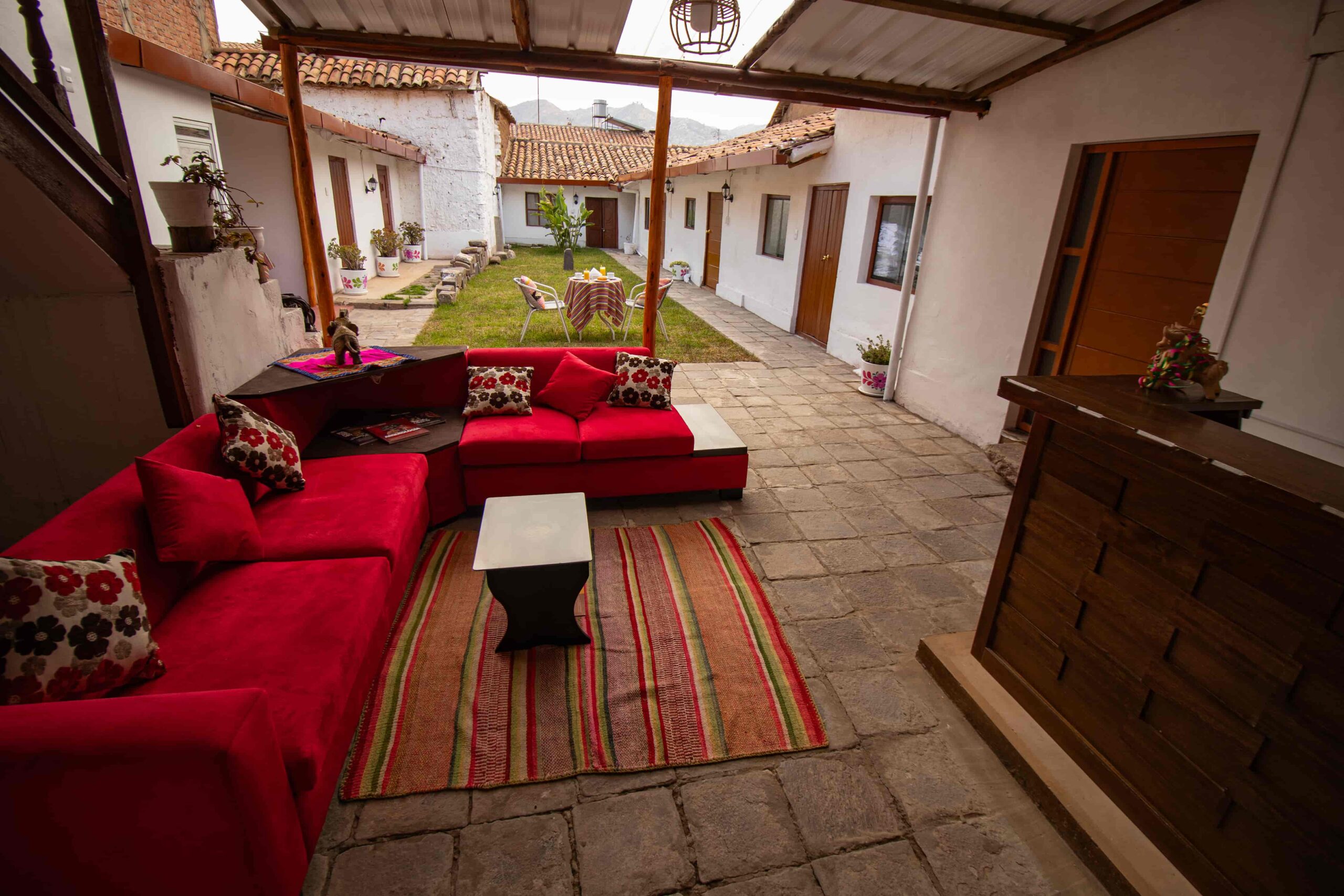 Relax in comfortable armchairs while you wait to be served-Hotelencantodesanblas